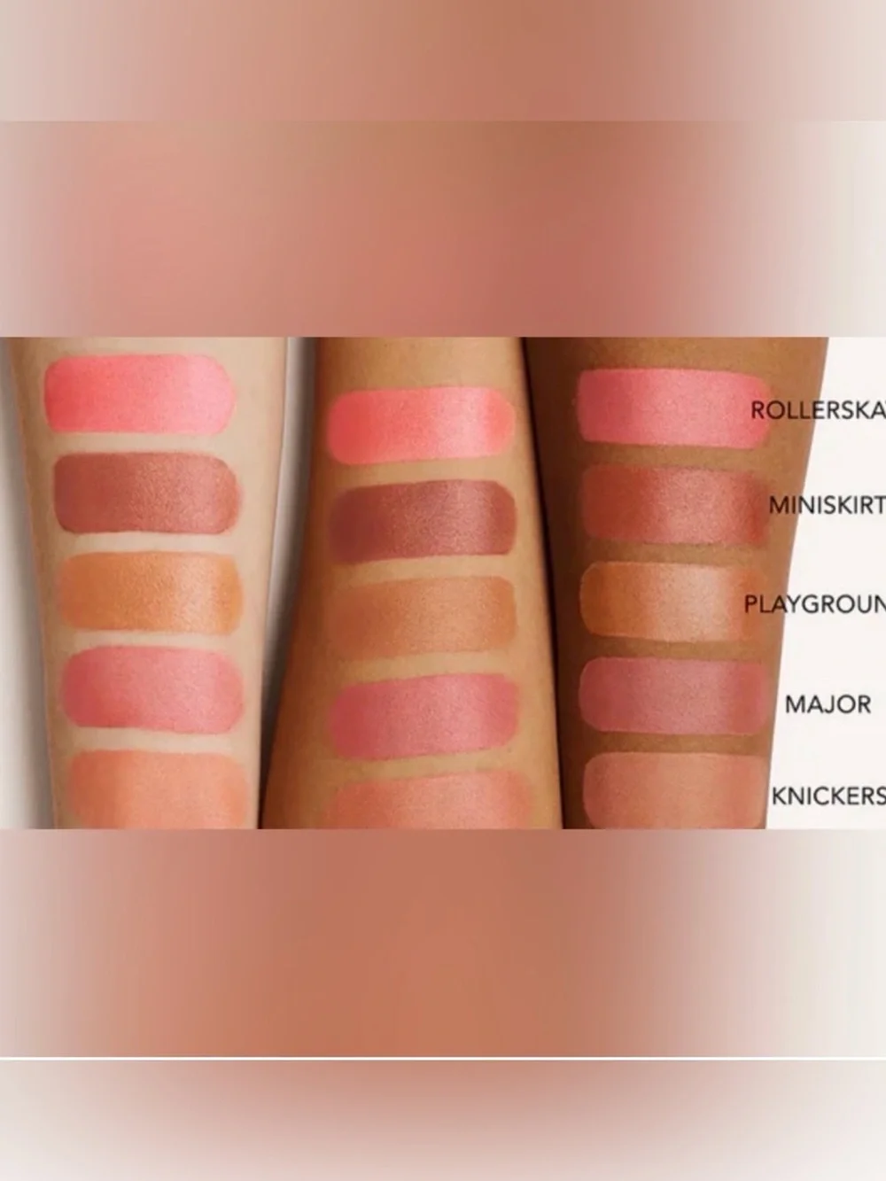 Victoria Beckham Cheeky Posh Cream Blush Stick Miniskirt